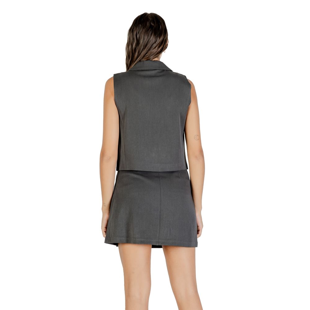 Only Gray Recycled Polyester Waistcoat