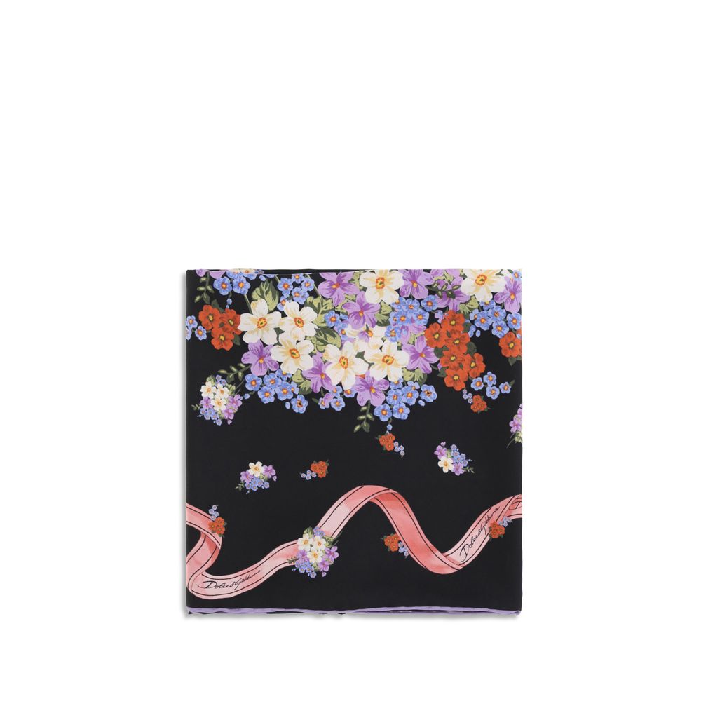 Dolce & Gabbana Multicolor Silk Scarf