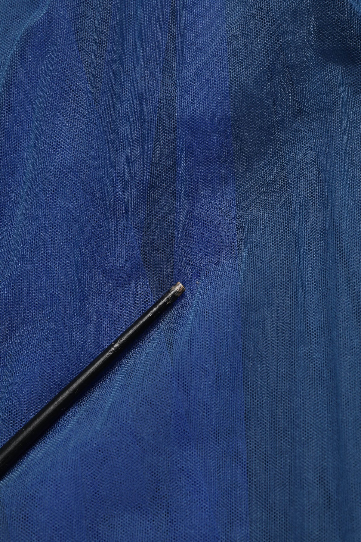 Dolce & Gabbana Blue Tulle Midi A-line Sleeveless Dress