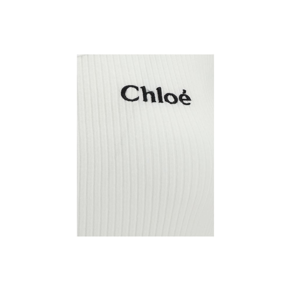 Chloé Beige Cotton T-Shirt