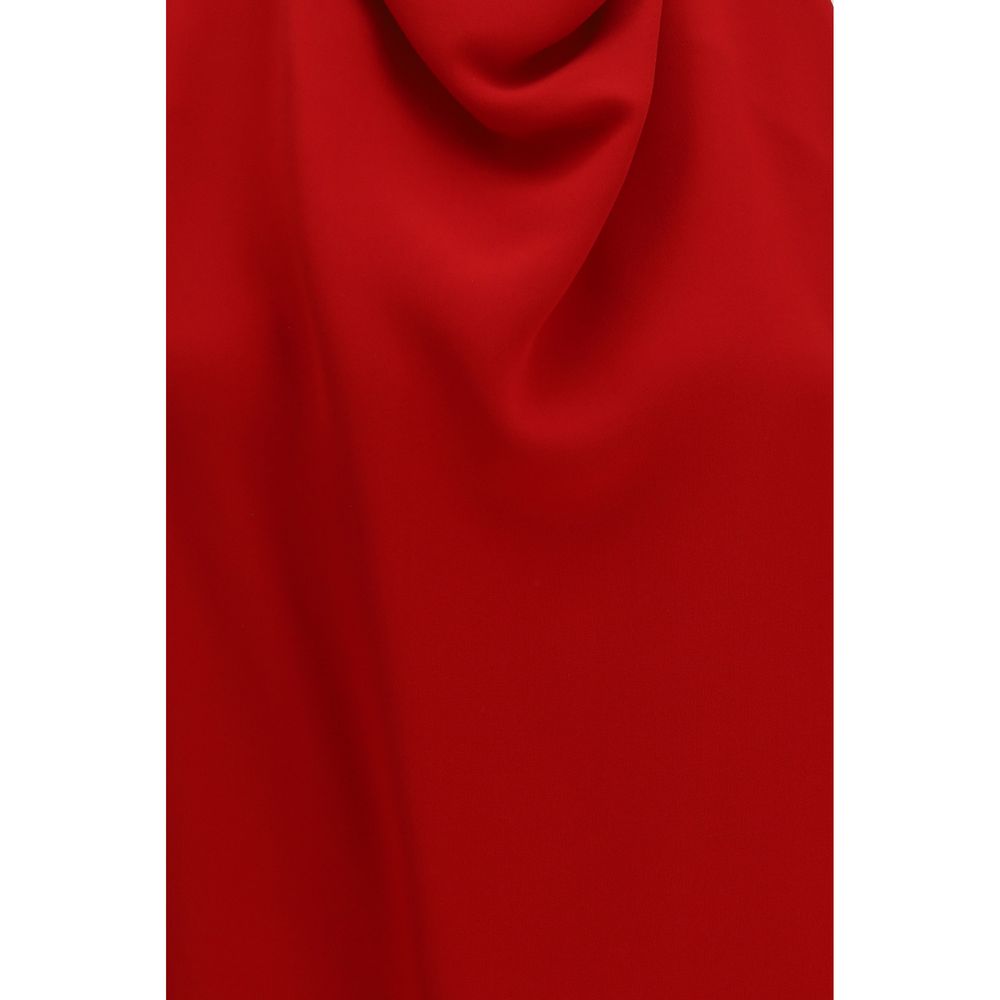 Valentino Garavani Red Silk Casual Dress