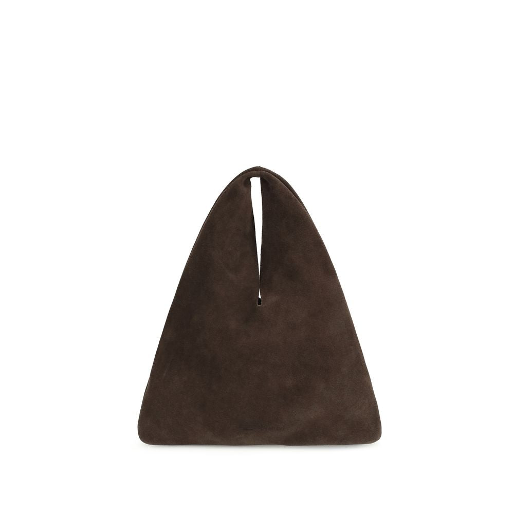 Manebi Brown Calf Leather Bos Taurus Shoulder Bag