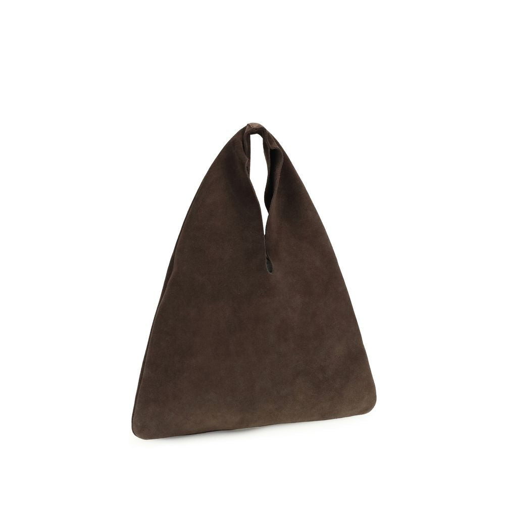 Manebi Brown Calf Leather Bos Taurus Shoulder Bag