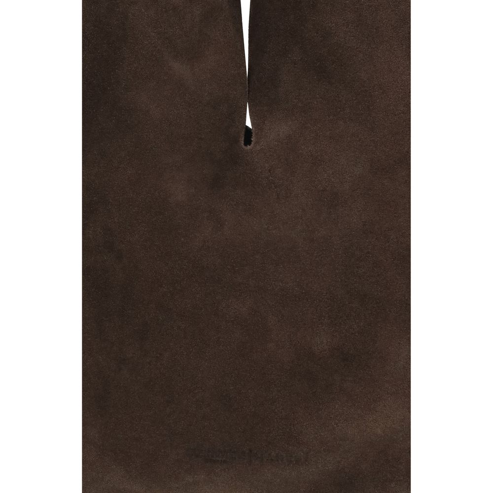 Manebi Brown Calf Leather Bos Taurus Shoulder Bag