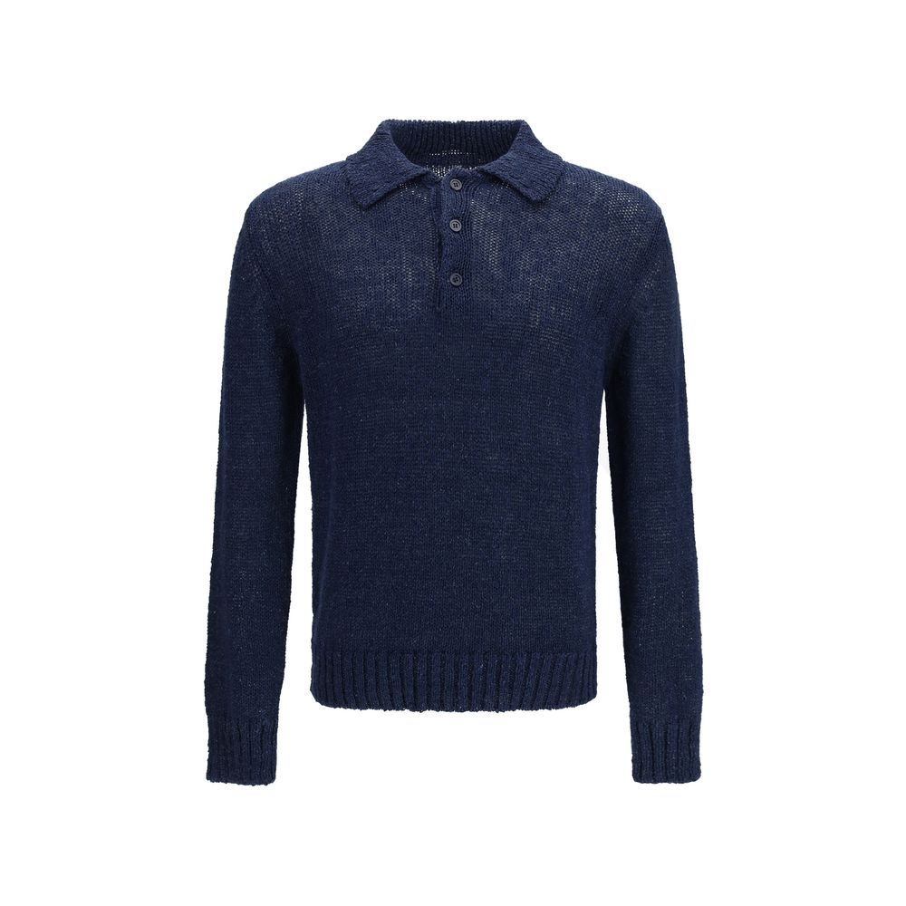 Sunflower Blue Cotton Polo Shirt