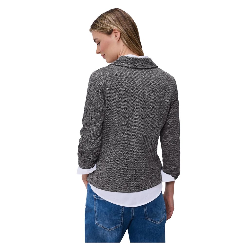 Street One Blue Polyester Blazer