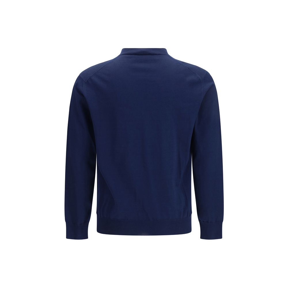 Prada Blue Cotton Sweatshirt