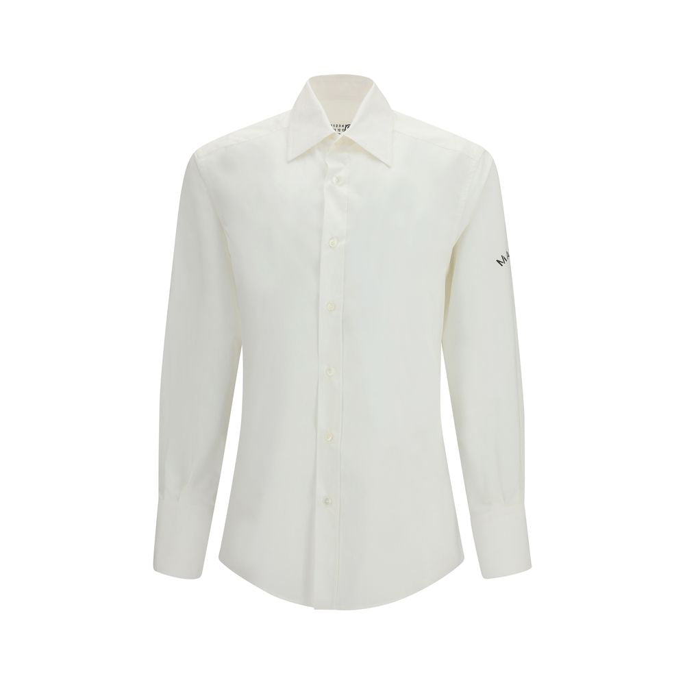 MM6 White Cotton Dress Shirt