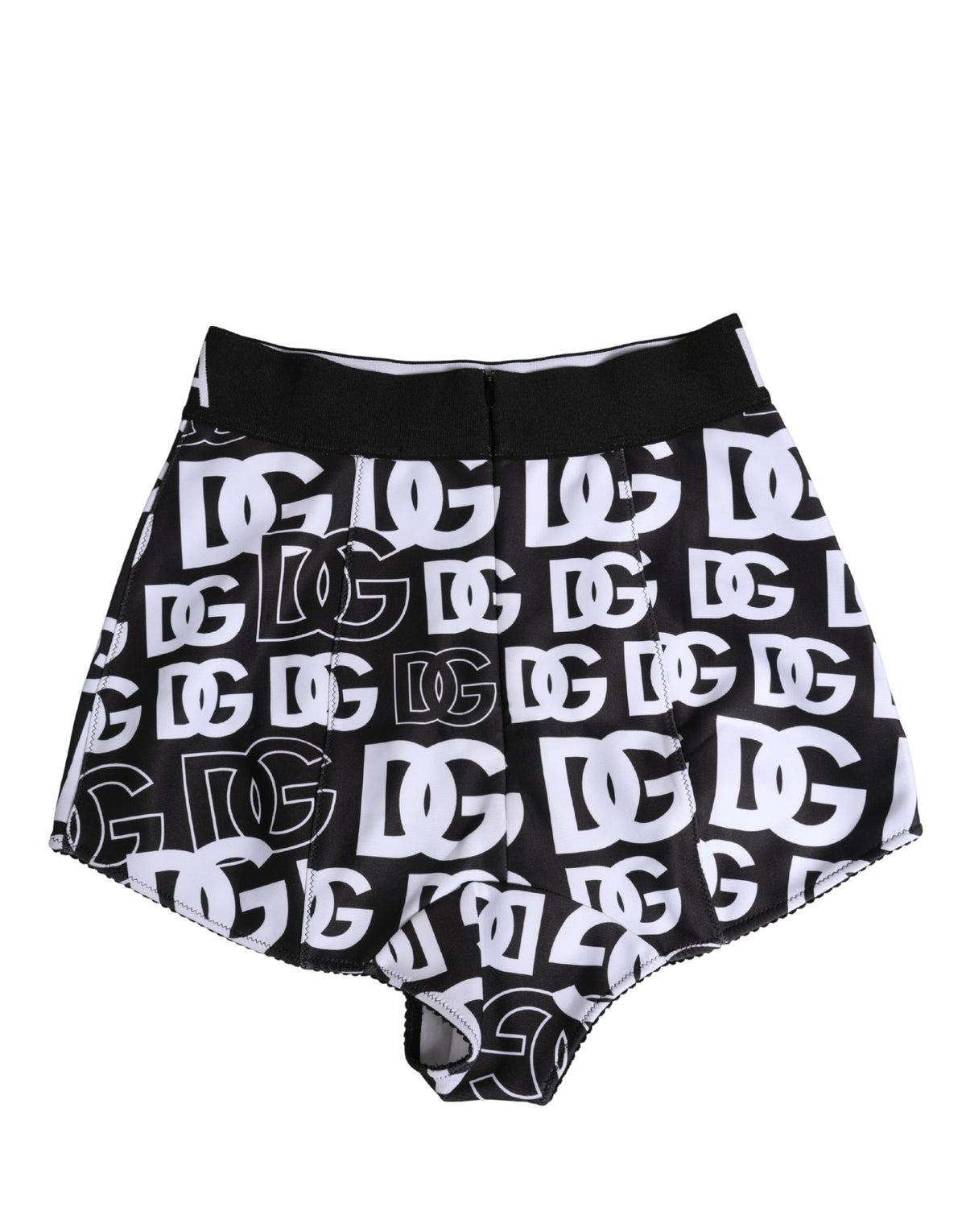 Dolce & Gabbana Black White DG Logo Waistband Girdle Underwear