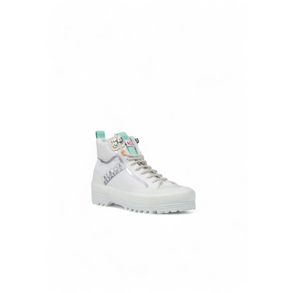 Superga White Fabric Chunky Sneakers