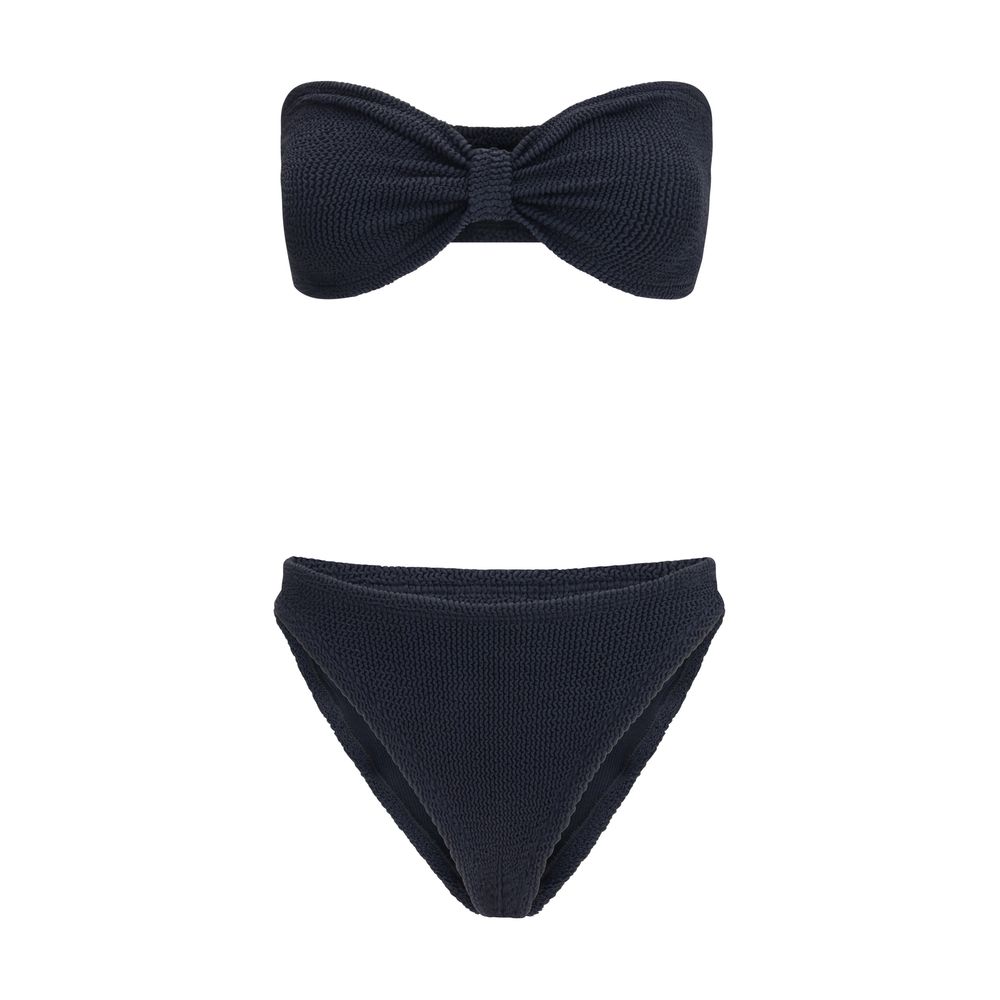 Hunza G Black Polyamide Bikini