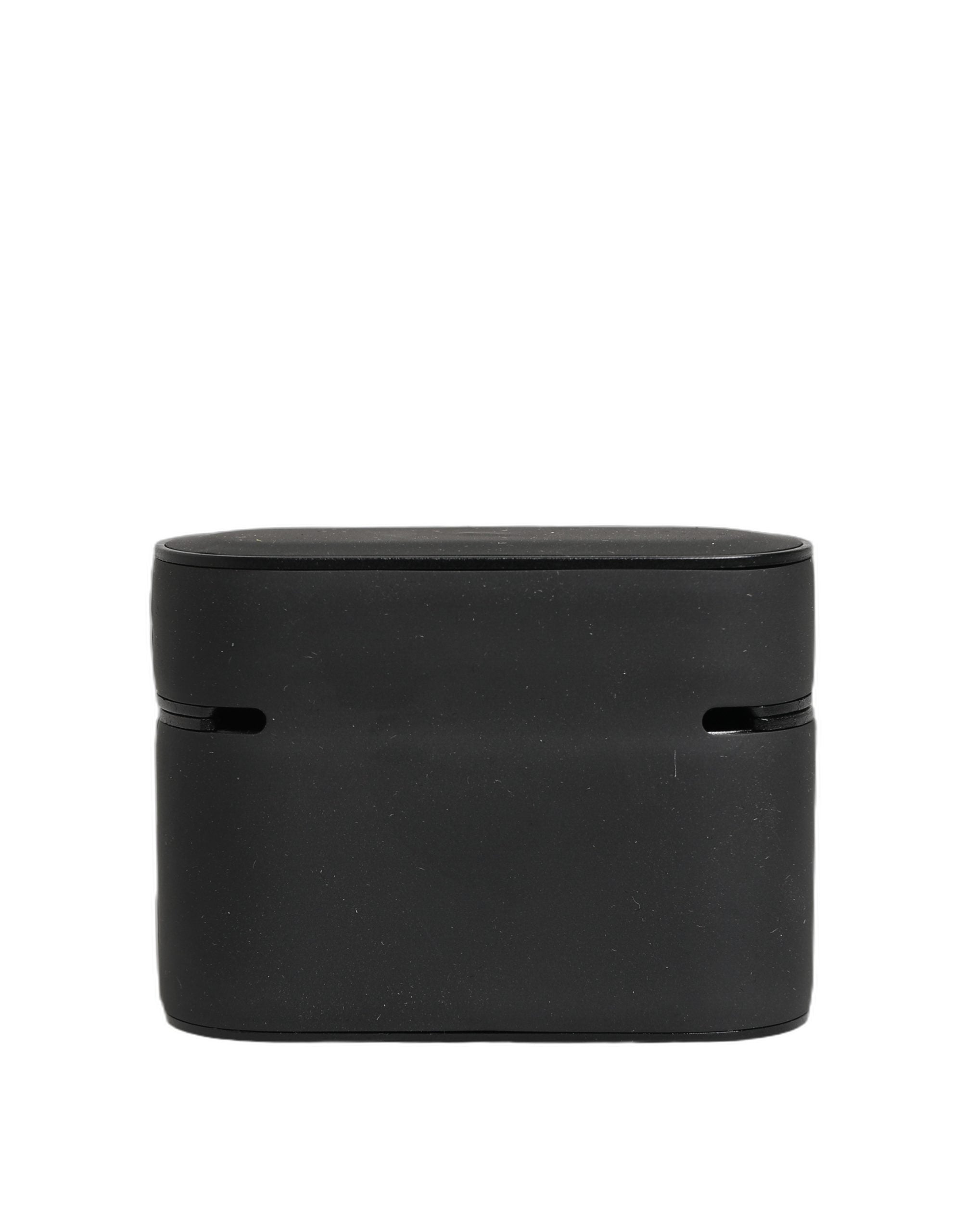 Dolce & Gabbana Case Black PVC Embossed Logo Flip Holder Women Airpods