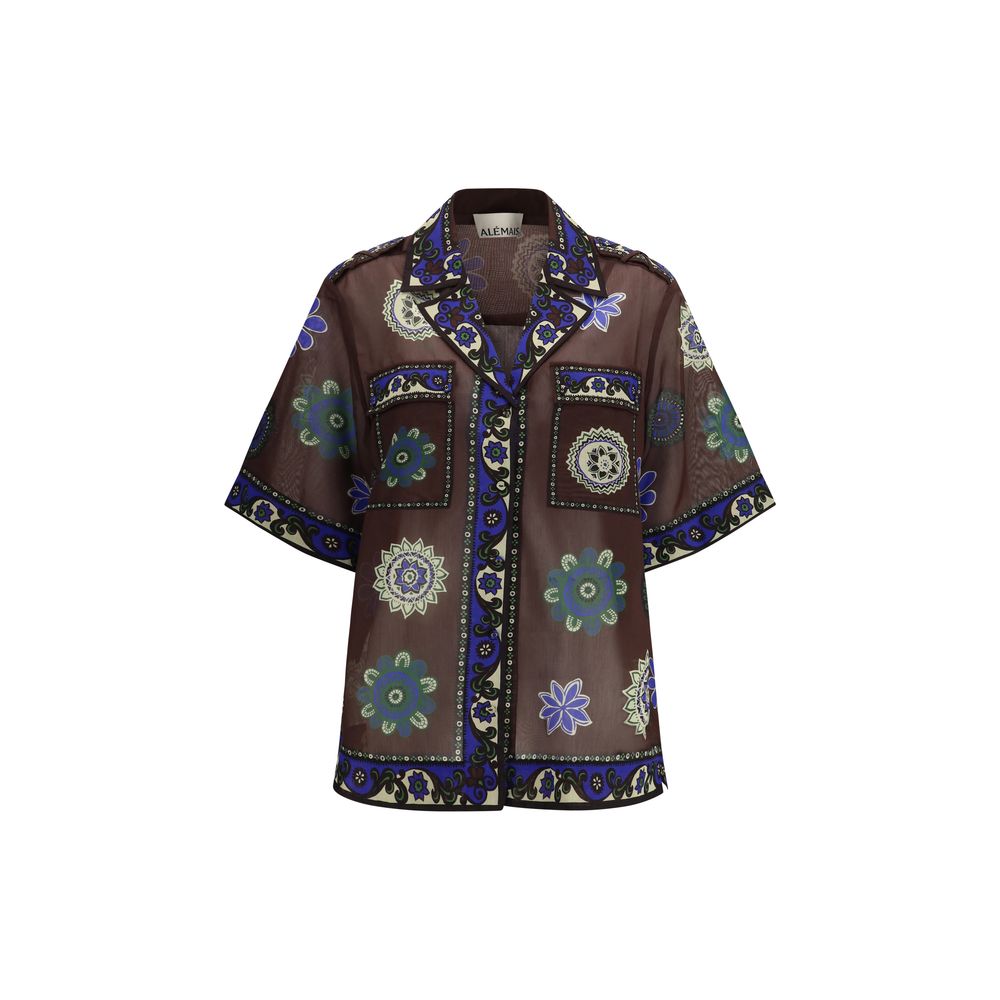 Alemais Brown Ramie Shirt