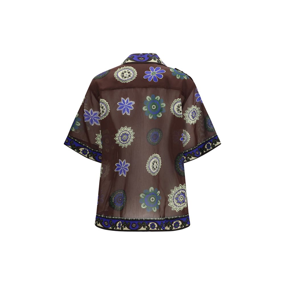 Alemais Brown Ramie Shirt