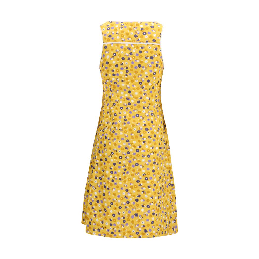 Miu Miu Multicolor Cotton Casual Dress