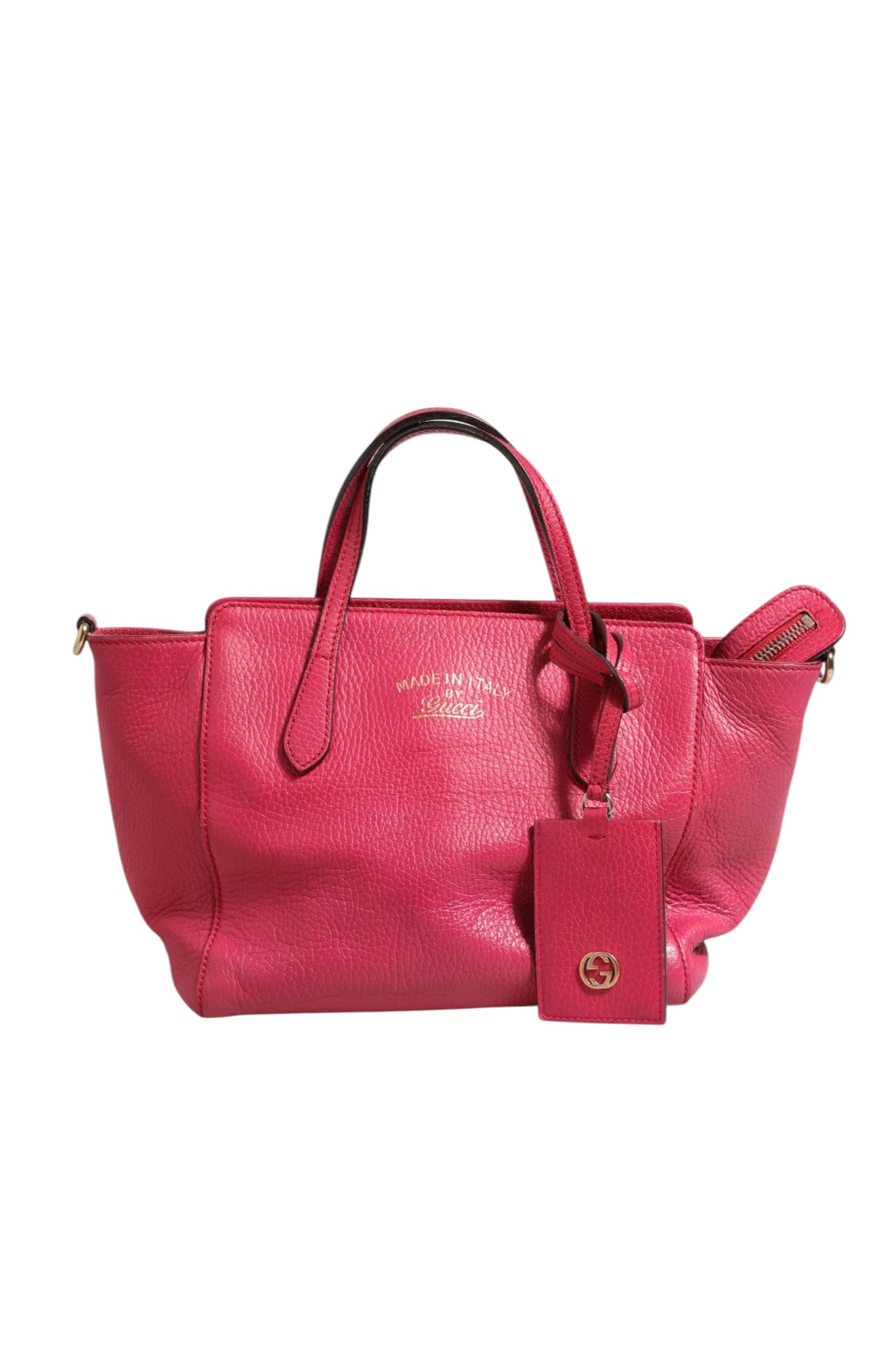 Gucci Swing Leather 2Way Tote Bag