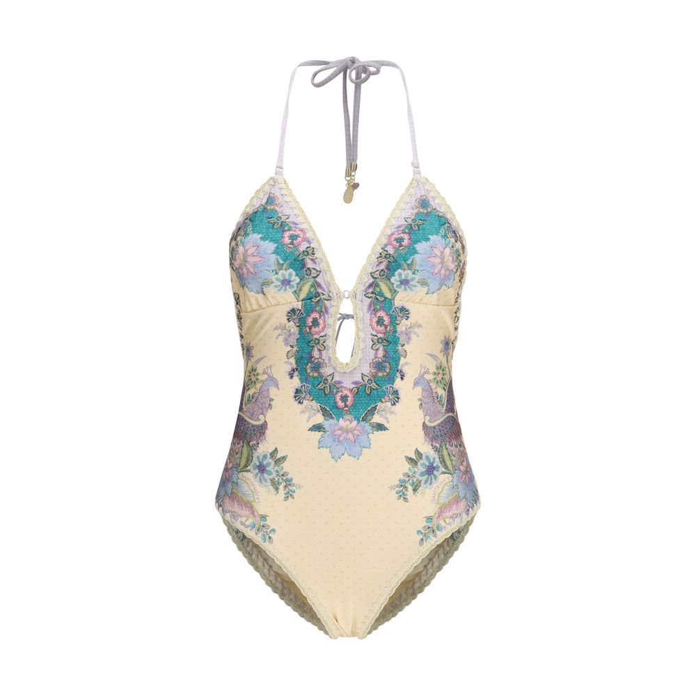 Zimmermann Beige Polyamide One-Piece Swimsuit