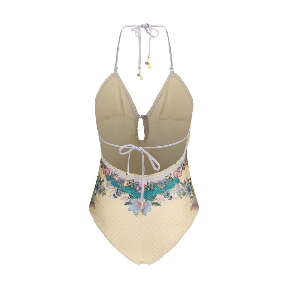Zimmermann Beige Polyamide One-Piece Swimsuit