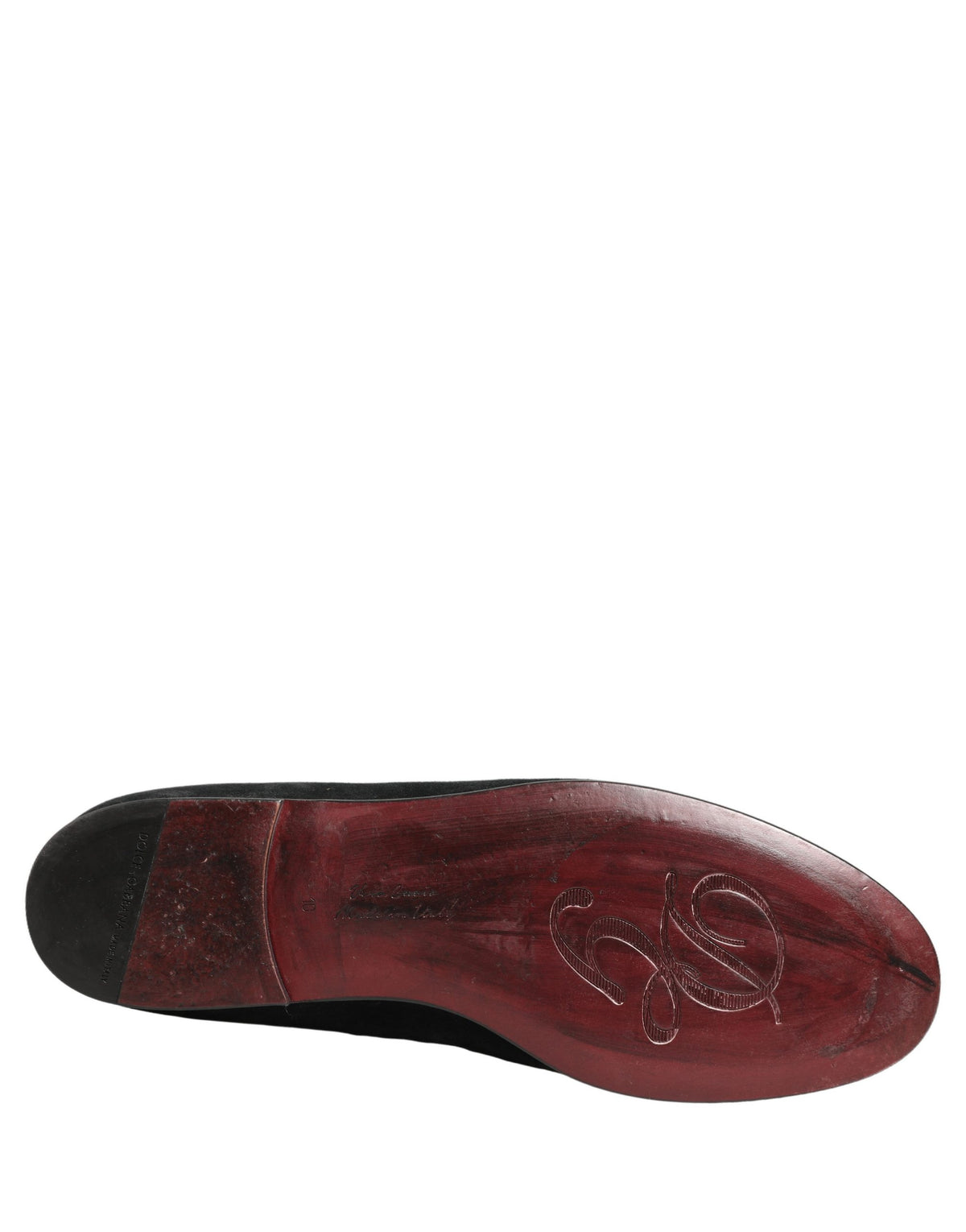 Dolce & Gabbana Black Crown Embellished Dress Loafers Shoes