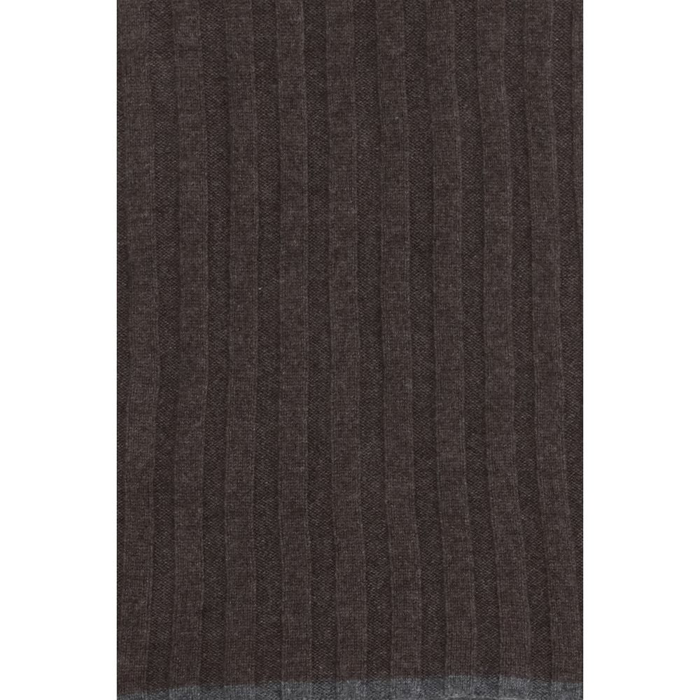 Brunello Cucinelli Brown Cashmere Scarf