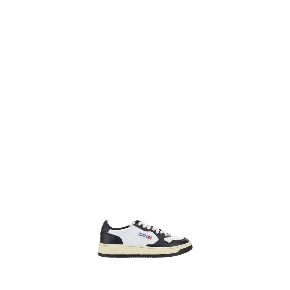 Autry White Calf Leather Bos Taurus Athletic Sneakers