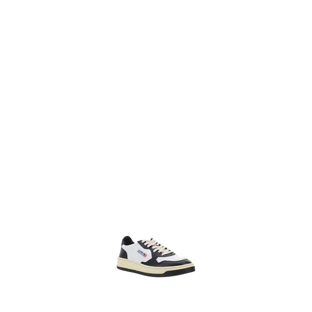 Autry White Calf Leather Bos Taurus Athletic Sneakers