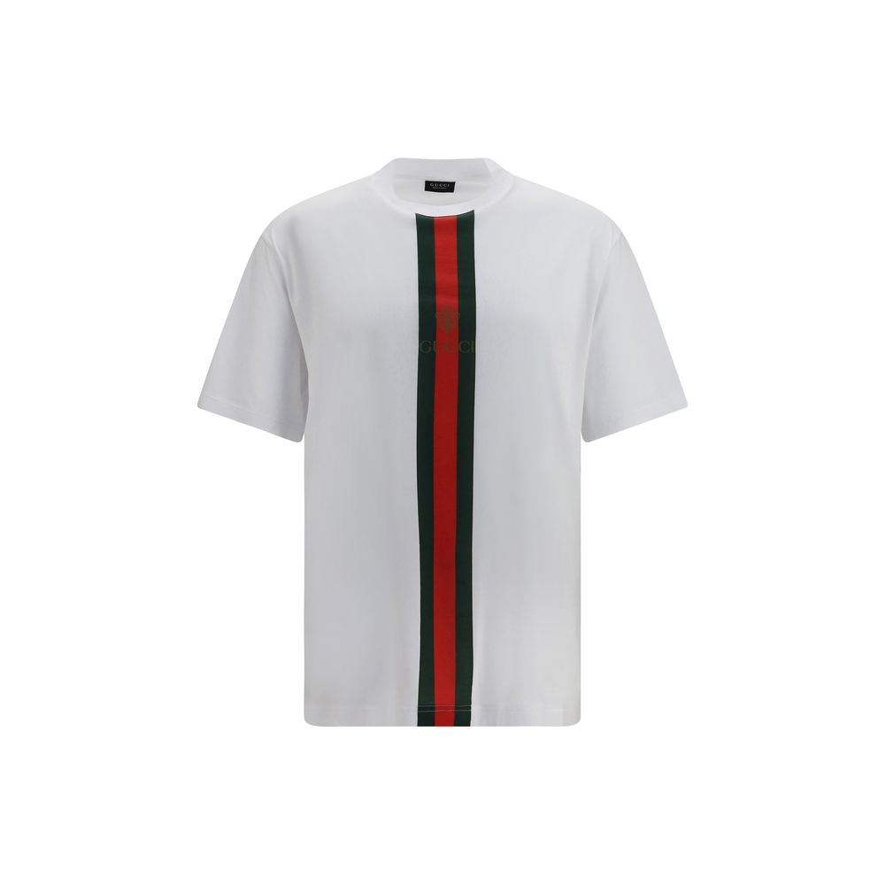 Gucci White Cotton T-Shirt