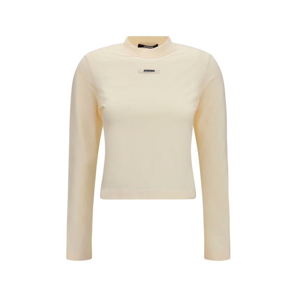 Jacquemus Beige Cotton Long Sleeve T-Shirt