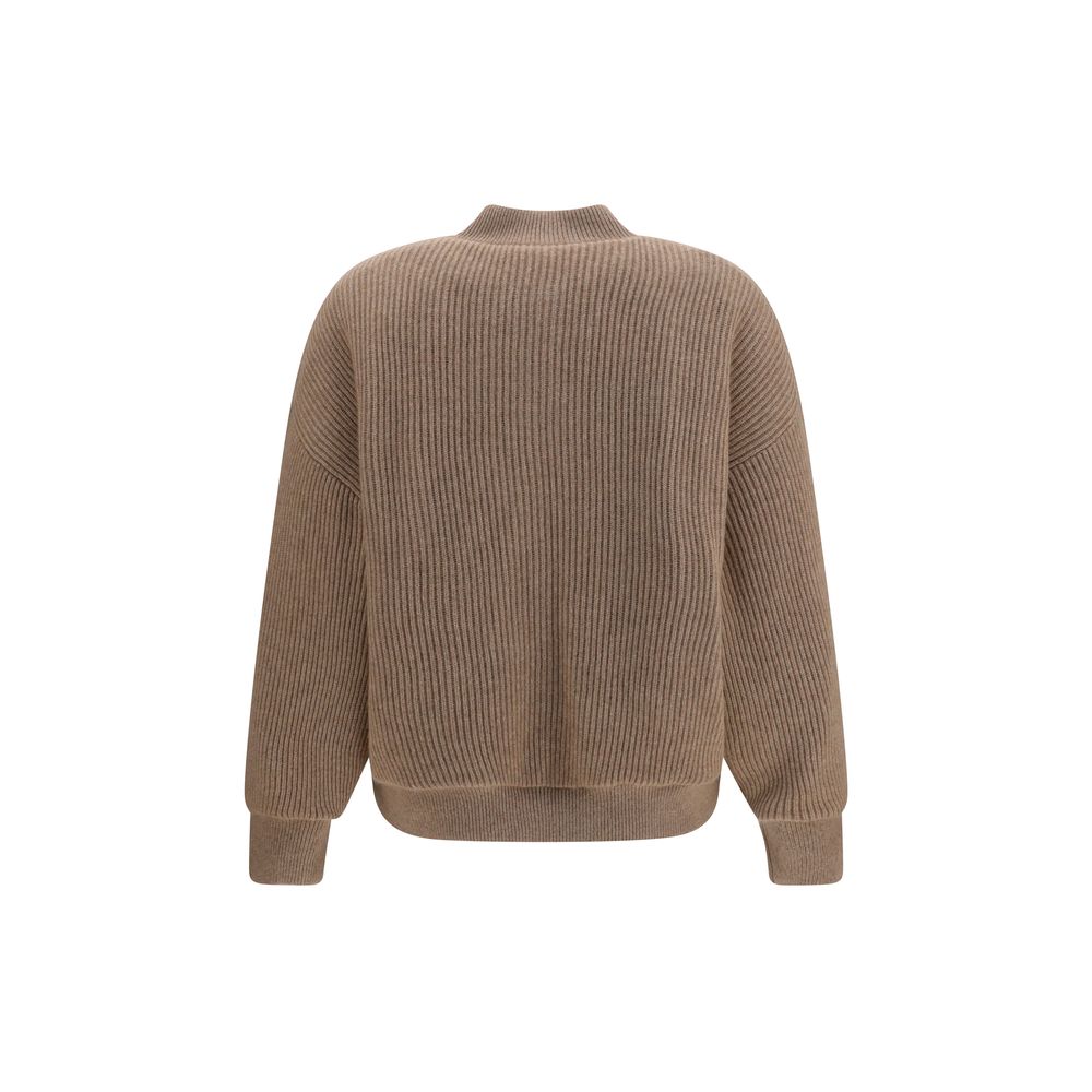 Brunello Cucinelli Beige Cashmere Bomber