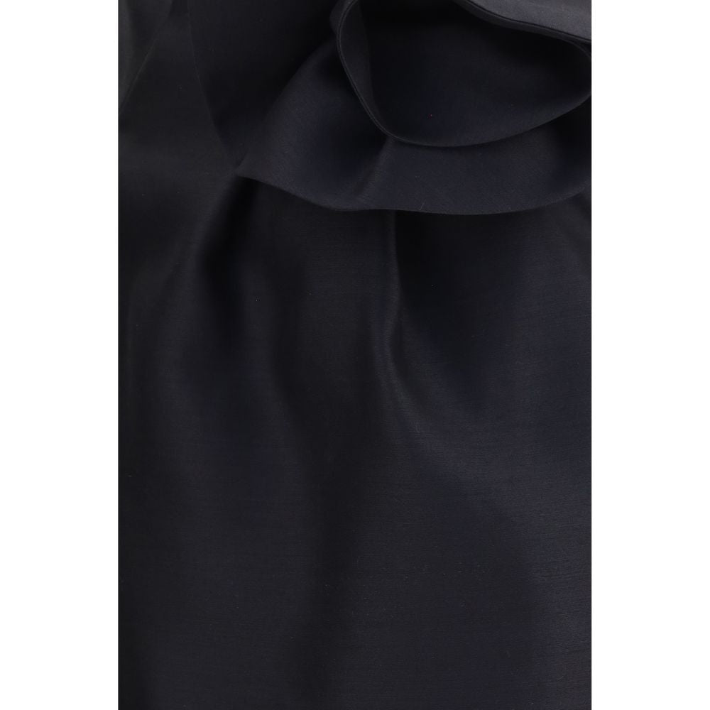 Magda Butrym Black Wool Oves Aries Mini Skirt