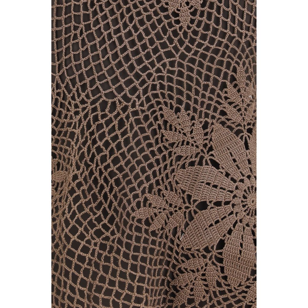 Magda Butrym Brown Cotton Blouse