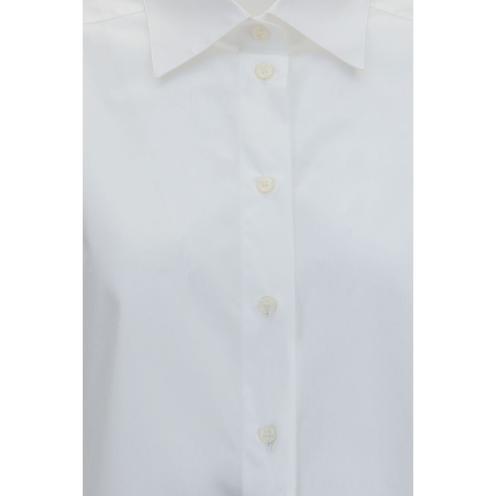 Dolce & Gabbana White Cotton Dress Shirt