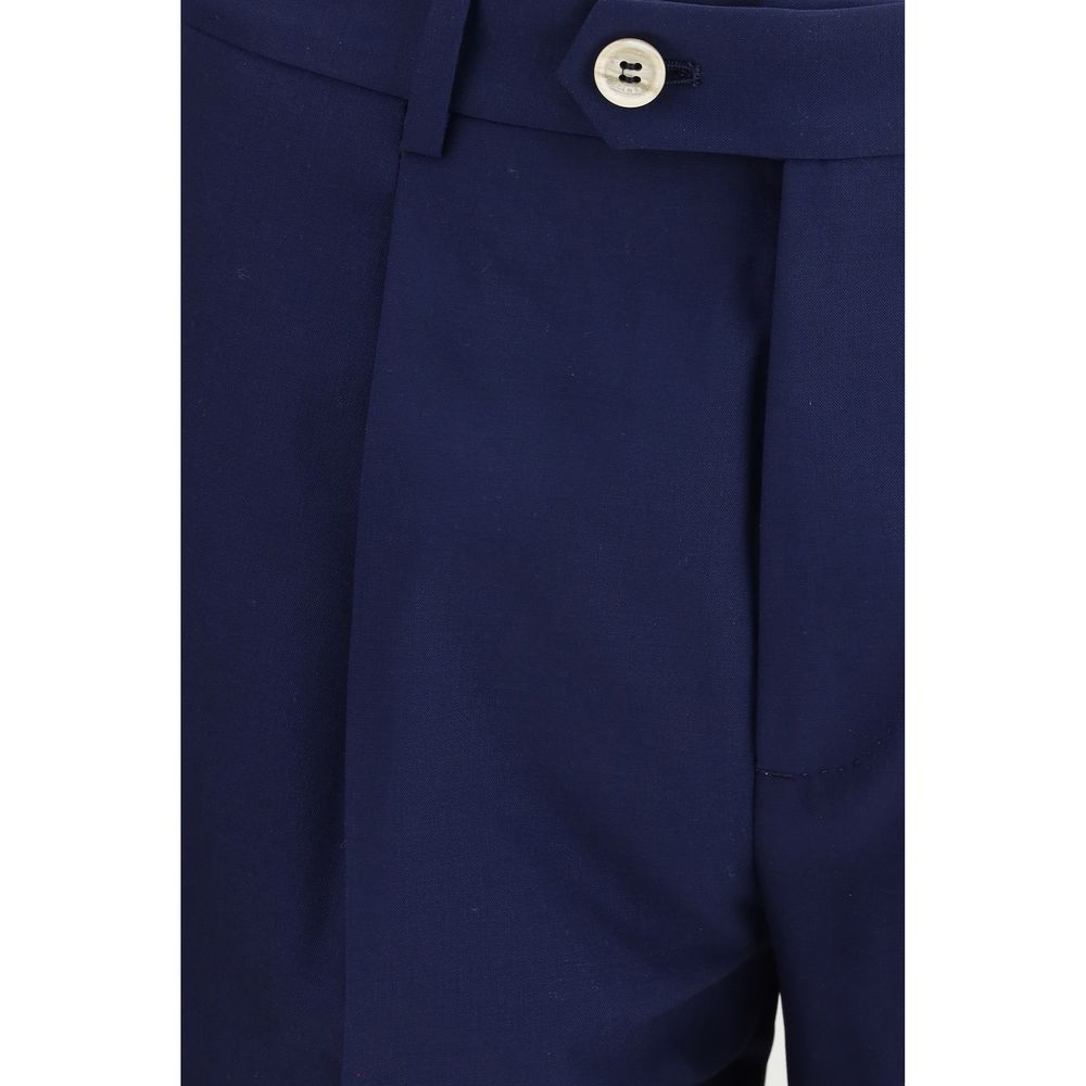 Brunello Cucinelli Blue Wool Oves Aries Two-Piece Suit