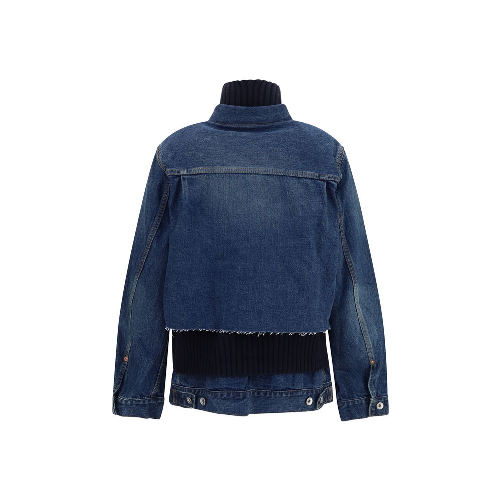 Sacai Blue Cotton Denim Jacket