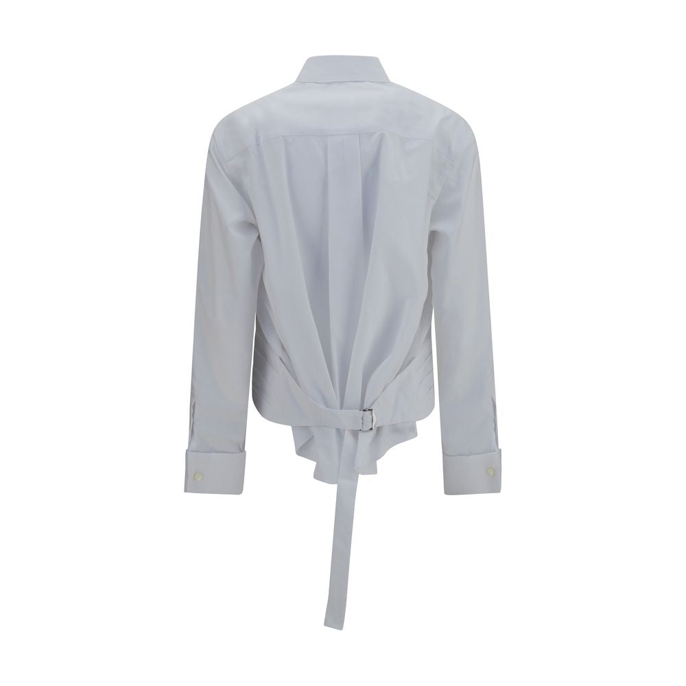 Sacai White Cotton Dress Shirt