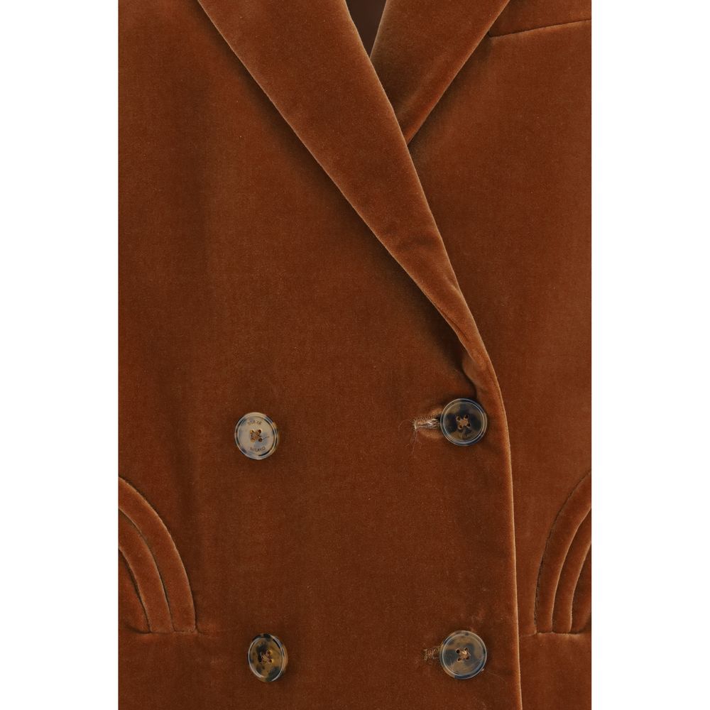 Blazé Milano Brown Cotton Blazer