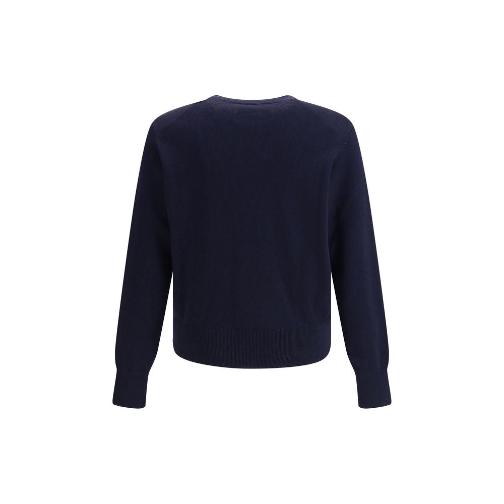 Ami Paris Blue Wool Oves Aries Sweatshirt