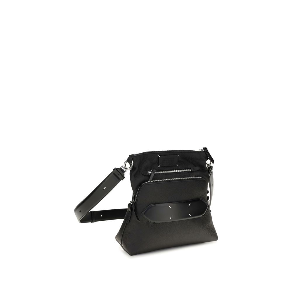 Maison Margiela Black Lamb Ovis Aries Shoulder Bag