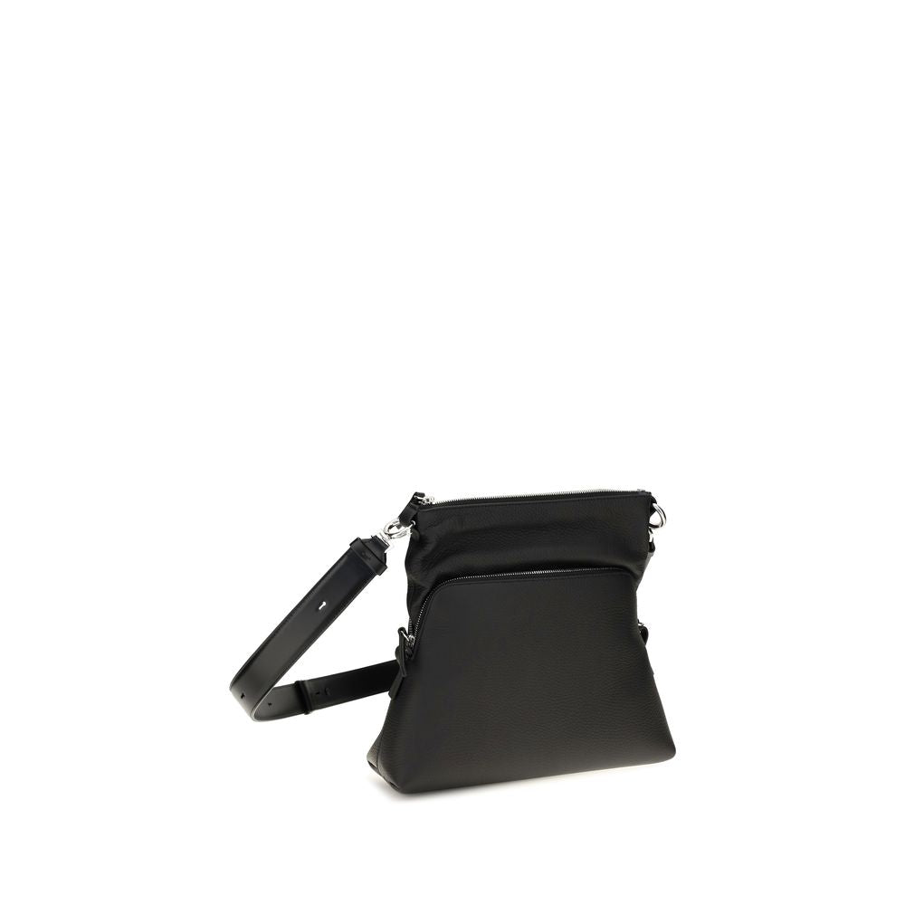 Maison Margiela Black Lamb Ovis Aries Shoulder Bag