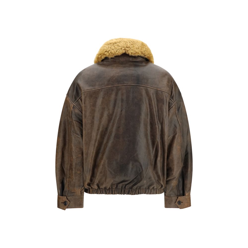 R13 Brown Lamb Ovis Aries Bomber