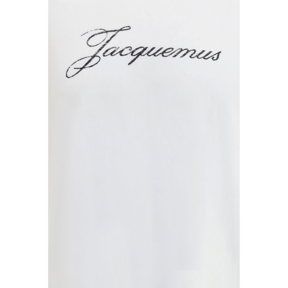 Jacquemus White Cotton Long Sleeve T-Shirt