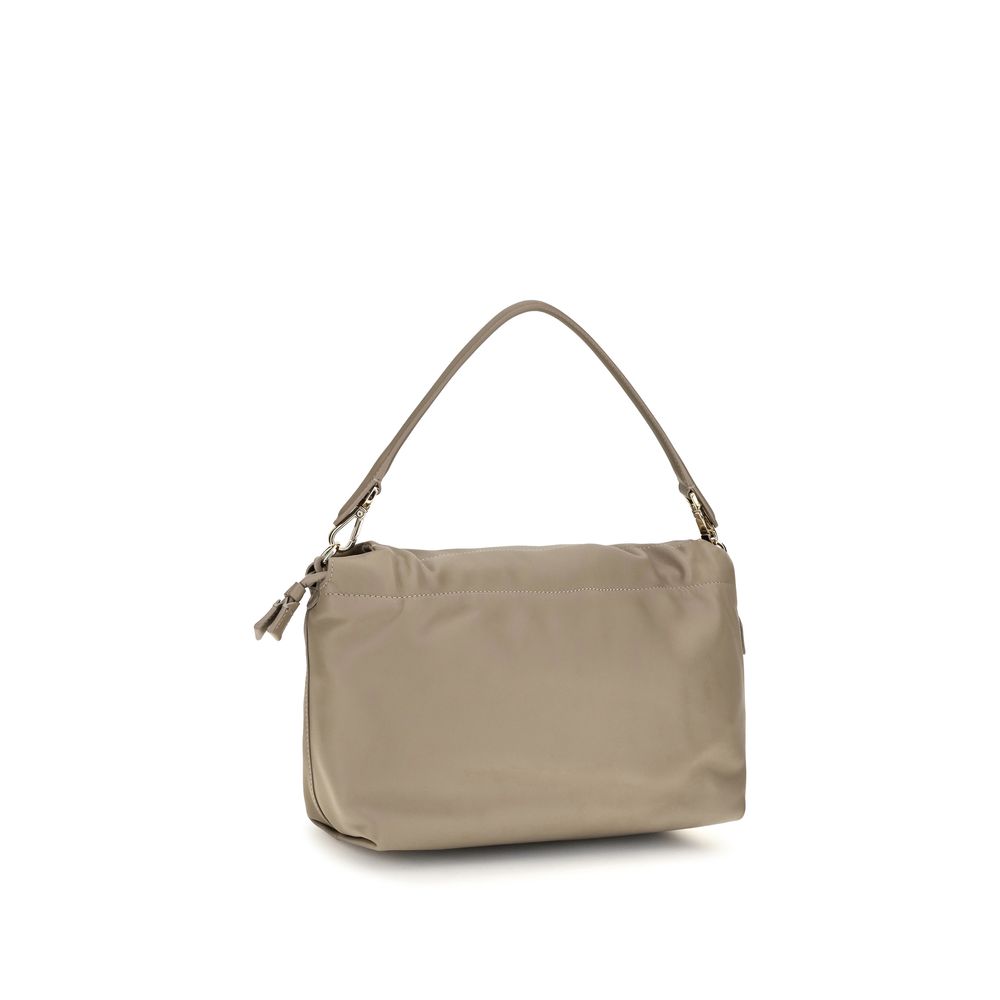 Fendi Beige Lamb Ovis Aries Shoulder Bag
