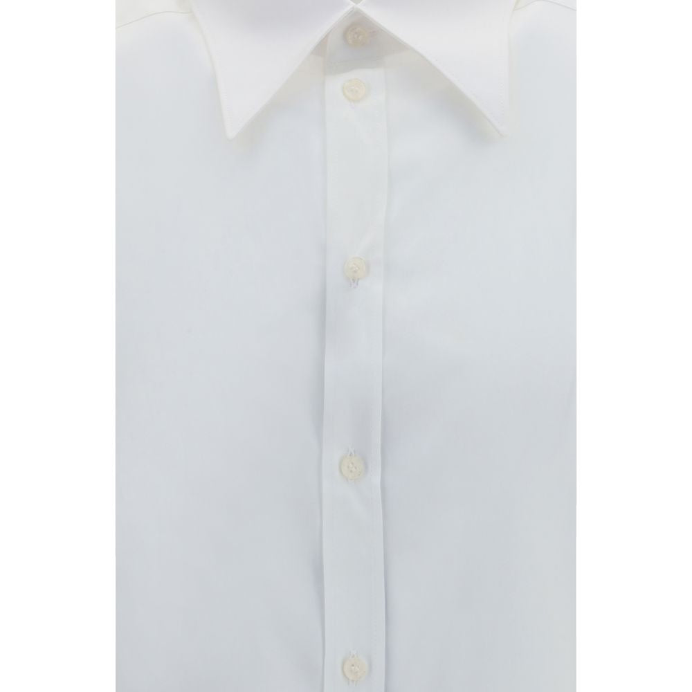 Dolce & Gabbana White Cotton Dress Shirt