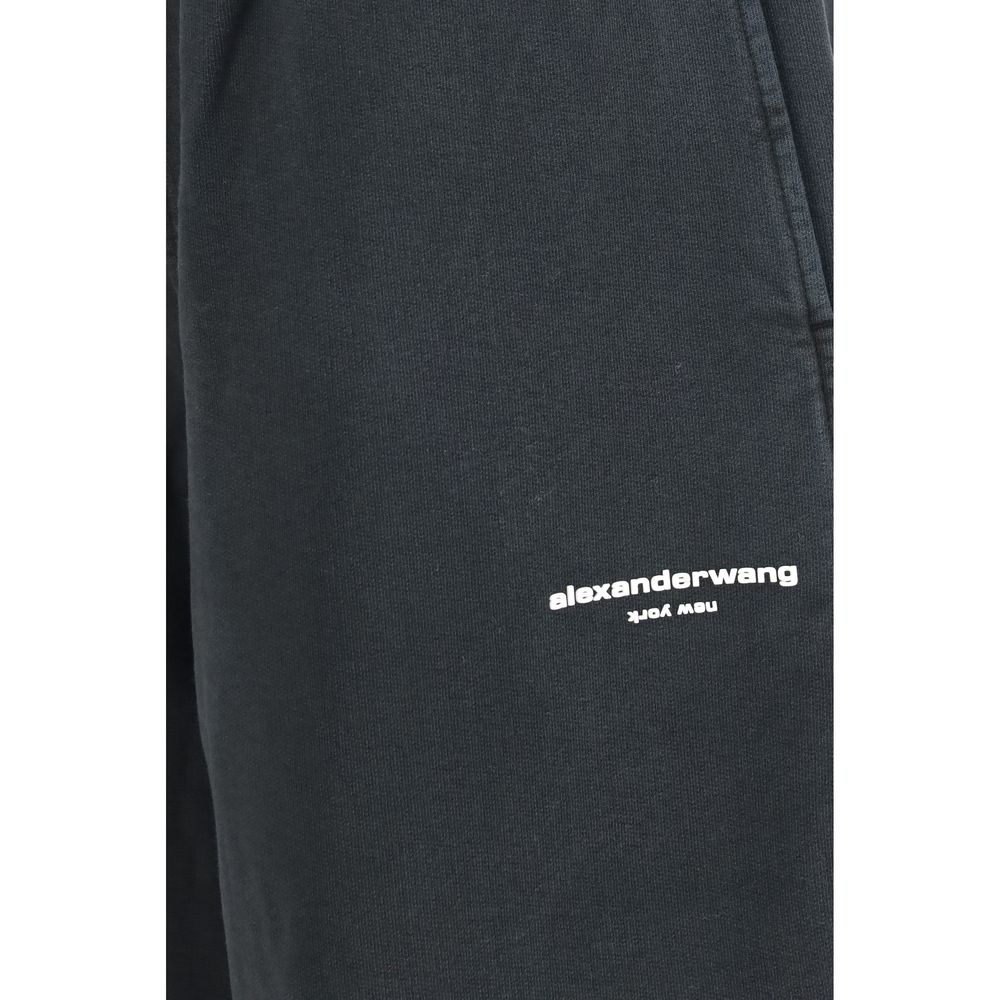Alexander Wang Black Cotton Casual Pants