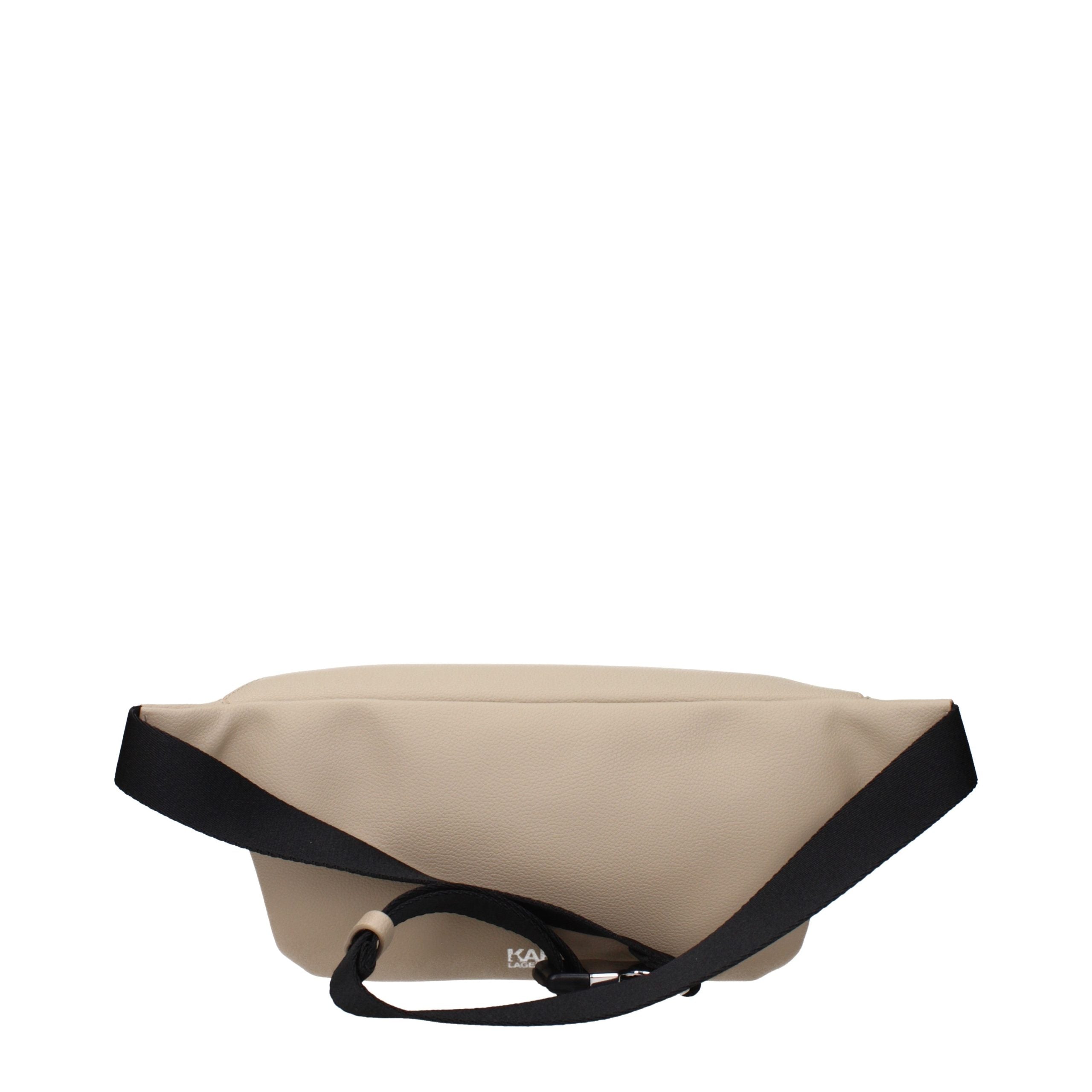 Karl Lagerfeld Beige Leather Backpack