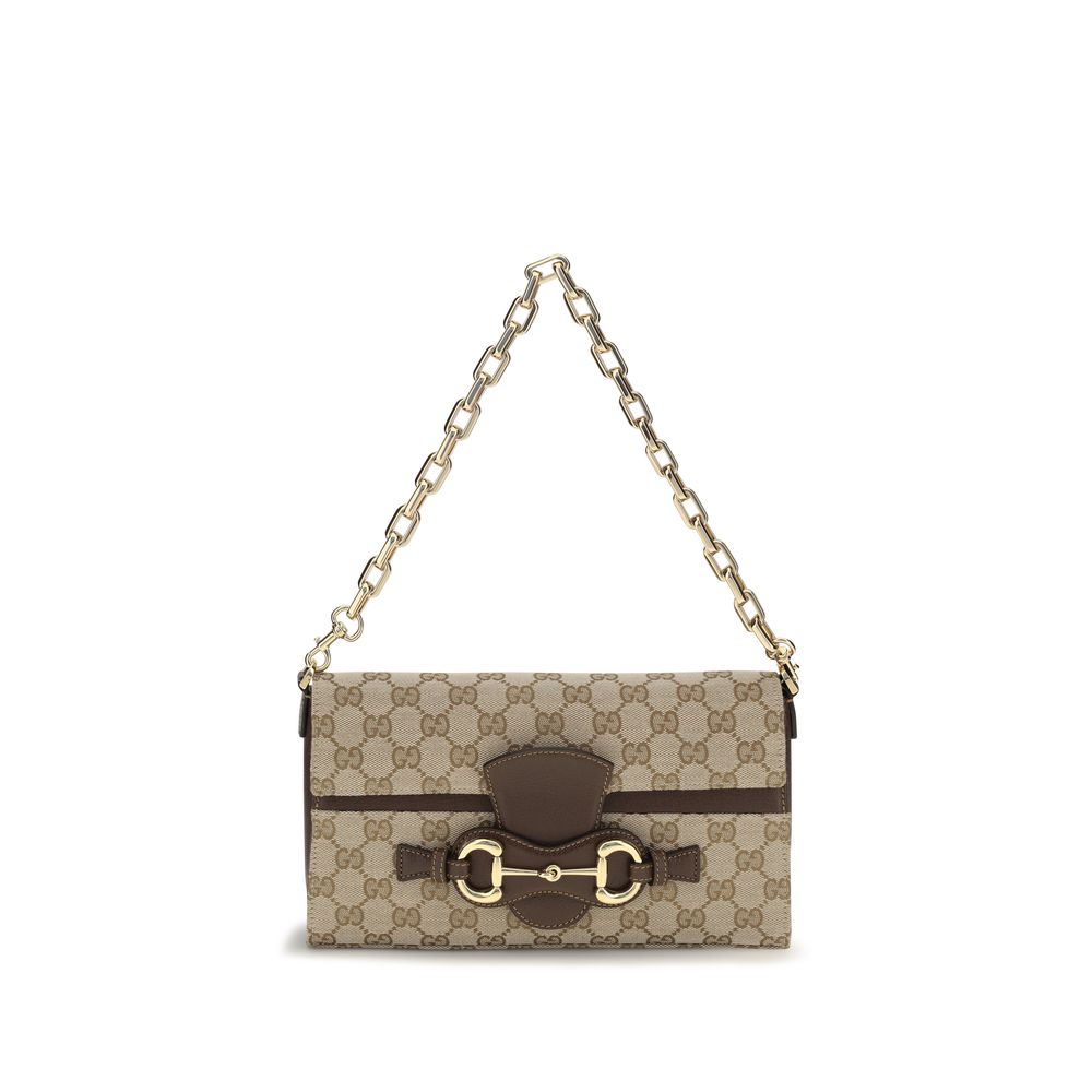 Gucci Beige Fabric Shoulder Bag