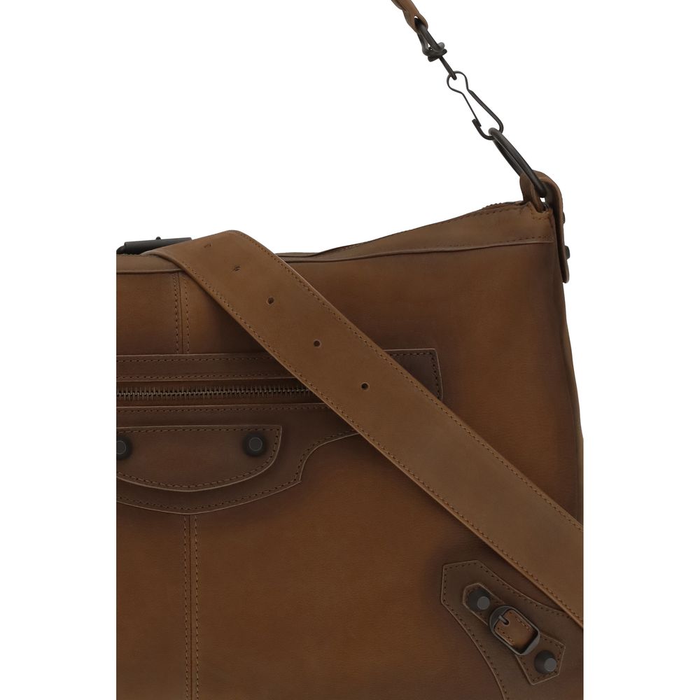 Balenciaga Brown Lamb Ovis Aries Shoulder Bag