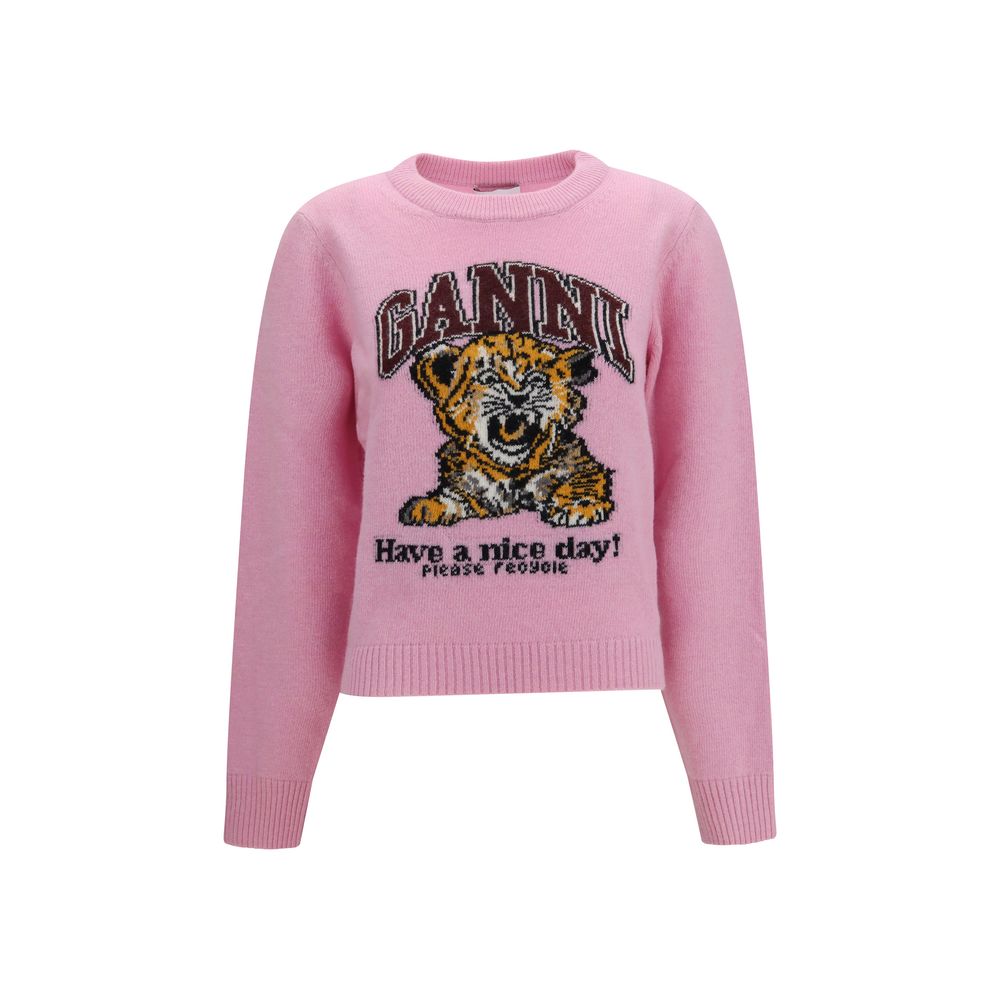 Ganni Multicolor Wool Oves Aries Sweatshirt