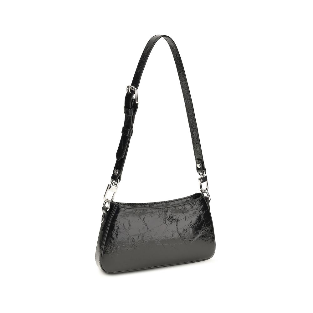 Vivienne Westwood Black Calf Leather Bos Taurus Shoulder Bag
