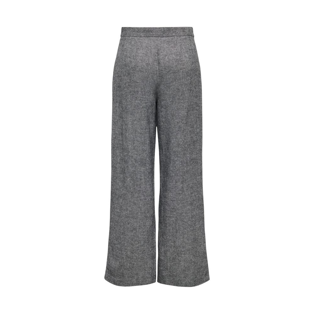 Only Gray Recycled Polyester Casual Pants